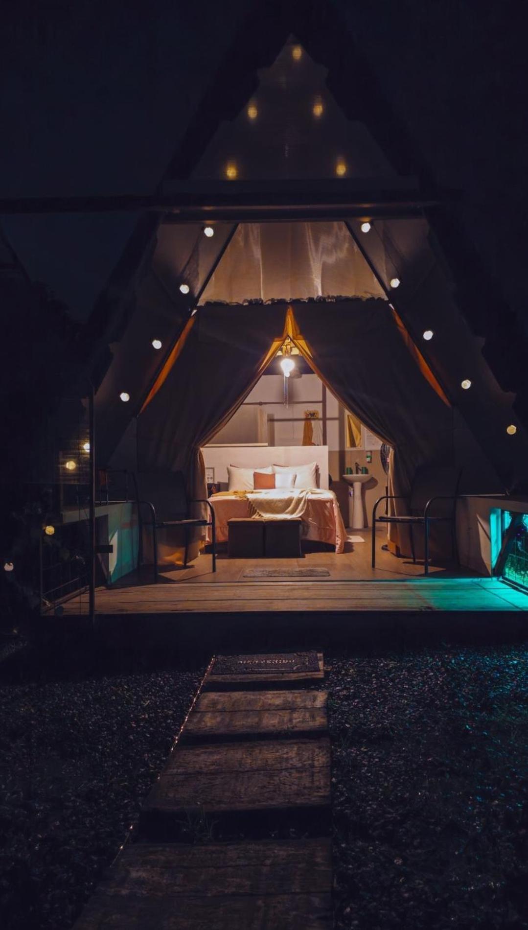 Flora Glamping De Abuela Villa La Fortuna ภายนอก รูปภาพ